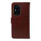 For Honor 300 Pro / 300 Ultra Tree & Cat Embossed Pattern Flip Leather Phone Case(Coffee) - 3