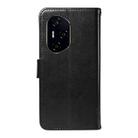 For Honor 300 Pro / 300 Ultra Tree & Cat Embossed Pattern Flip Leather Phone Case(Black) - 3
