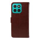 For Honor X8C 4G Global Tree & Cat Embossed Pattern Flip Leather Phone Case(Coffee) - 3