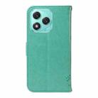 For Honor 400 Lite Tree & Cat Embossed Pattern Flip Leather Phone Case(Green) - 3