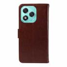 For Honor 400 Lite Tree & Cat Embossed Pattern Flip Leather Phone Case(Coffee) - 3