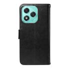 For Honor 400 Lite Tree & Cat Embossed Pattern Flip Leather Phone Case(Black) - 3