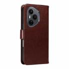 For Honor 400 Pro Global 160.8mm Tree & Cat Embossed Pattern Flip Leather Phone Case(Coffee) - 3