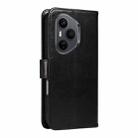 For Honor 400 Pro Global 160.8mm Tree & Cat Embossed Pattern Flip Leather Phone Case(Black) - 3