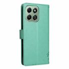 For For Honor X6c / X6b / X6a / X5b Tree & Cat Embossed Pattern Flip Leather Phone Case(Green) - 3