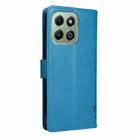 For For Honor X6c / X6b / X6a / X5b Tree & Cat Embossed Pattern Flip Leather Phone Case(Blue) - 3