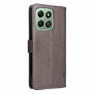 For For Honor X6c / X6b / X6a / X5b Tree & Cat Embossed Pattern Flip Leather Phone Case(Grey) - 3