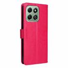 For For Honor X6c / X6b / X6a / X5b Tree & Cat Embossed Pattern Flip Leather Phone Case(Rose Red) - 3