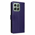 For For Honor X6c / X6b / X6a / X5b Tree & Cat Embossed Pattern Flip Leather Phone Case(Purple) - 3
