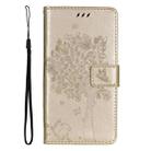 For Xiaomi 14T Pro Tree & Cat Embossed Pattern Flip Leather Phone Case(Gold) - 2
