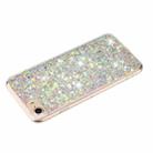 For iPhone 8 / 7 Transparent Frame Glitter Powder TPU Phone Case(White) - 3