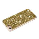 For iPhone 8 / 7 Transparent Frame Glitter Powder TPU Phone Case(Gold) - 3