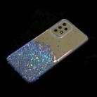 For Samsung Galaxy A23 4G / A23 5G  Transparent Frame Noctilucent Glitter Powder TPU Phone Case(White) - 3