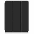 For iPad Air 11 2024 / Pro 11 2022 Acrylic 3-Fold Smart Leather Tablet Case(Black) - 2