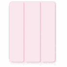 For iPad Air 11 2024 / Pro 11 2022 Acrylic 3-Fold Smart Leather Tablet Case(Pink) - 2