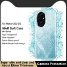 For Honor 200 5G imak UX-5 Series Transparent Shockproof TPU Protective Case(Transparent) - 3