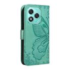 For Honor 400 Lite Swallowtail Butterfly Embossed Leather Phone Case(Green) - 3