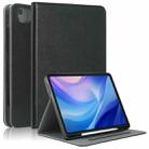 For iPad Air 13 2024 Front Stand Smart TPU Leather Tablet Case(Black) - 1