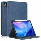 For iPad Pro 11 2024 Front Stand Smart TPU Leather Tablet Case(Dark Blue) - 1