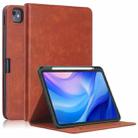 For iPad Pro 11 2024 Front Stand Smart TPU Leather Tablet Case(Brown) - 1