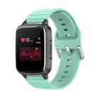For Xiaomi Haylou Smart Watch LS01 / Smart Watch 2 LS02 Silicone Watch Band, Size: 19mm(Teal) - 1