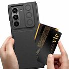 For Samsung Galaxy Z Fold6 GKK Integrated Ultra-thin Sliding Window Card Slot Phone Case(Carbon Fiber) - 3