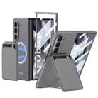 For Samsung Galaxy Z Fold6 GKK Integrated Magsafe Detachable Card Slot Phone Case(Gray) - 1