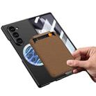 For Samsung Galaxy Z Fold6 GKK Integrated Magsafe Detachable Card Slot Phone Case(Gray) - 3