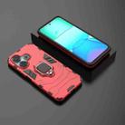 For Xiaomi Redmi 13 4G / Note 13R Magnetic Ring Holder PC + TPU Phone Case(Red) - 2