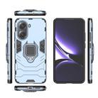 For Redmi Turbo 4 5G Magnetic Ring Holder PC + TPU Phone Case(Navy Blue) - 3