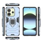 For Redmi Note 14 4G 163.25mm Magnetic Ring Holder PC + TPU Phone Case(Navy Blue) - 3