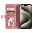 For Xiaomi Redmi 13 4G Simple 6-Card Wallet Leather Phone Case(Rose Gold) - 3