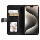 For Xiaomi Redmi 13 4G Simple 6-Card Wallet Leather Phone Case(Black) - 3