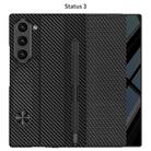 For Samsung Galaxy Z Fold7 5G GKK Integrated Full Coverage Flip Phone Case with Pen Slot, Not Included Pen(Black) - 3