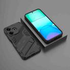 For Xiaomi Redmi 13 4G Punk Armor 2 in 1 PC + TPU Phone Case with Holder(Black) - 2