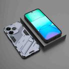 For Xiaomi Redmi 13 4G Punk Armor 2 in 1 PC + TPU Phone Case with Holder(Grey) - 2