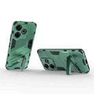 For Xiaomi Redmi 13 4G Punk Armor 2 in 1 PC + TPU Phone Case with Holder(Green) - 3