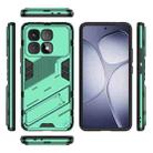 For Redmi K70 Ultra Global Punk Armor 2 in 1 PC + TPU Phone Case with Holder(Green) - 3