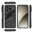 For Redmi K80 Punk Armor 2 in 1 PC + TPU Phone Case with Holder(Black) - 3