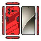 For Redmi K80 Punk Armor 2 in 1 PC + TPU Phone Case with Holder(Red) - 3