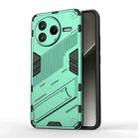 For Redmi K80 Punk Armor 2 in 1 PC + TPU Phone Case with Holder(Green) - 1