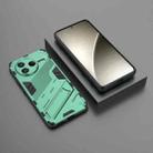 For Redmi K80 Punk Armor 2 in 1 PC + TPU Phone Case with Holder(Green) - 2