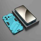 For Redmi K80 Punk Armor 2 in 1 PC + TPU Phone Case with Holder(Blue) - 2