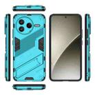 For Redmi K80 Punk Armor 2 in 1 PC + TPU Phone Case with Holder(Blue) - 3