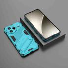 For Redmi K80 Pro Punk Armor 2 in 1 PC + TPU Phone Case with Holder(Blue) - 2