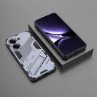 For Redmi Note Turbo 4 Punk Armor 2 in 1 PC + TPU Phone Case with Holder(Grey) - 2