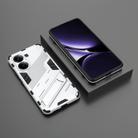 For Redmi Note Turbo 4 Punk Armor 2 in 1 PC + TPU Phone Case with Holder(White) - 2