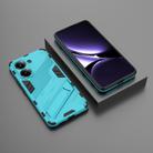 For Redmi Note Turbo 4 Punk Armor 2 in 1 PC + TPU Phone Case with Holder(Blue) - 2