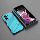 For Redmi A5 4G 171.1mm / Poco C71 Punk Armor 2 in 1 PC + TPU Phone Case with Holder(Blue) - 2