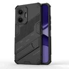 For Redmi Turbo 4 Pro Punk Armor 2 in 1 PC + TPU Phone Case with Holder(Black) - 1